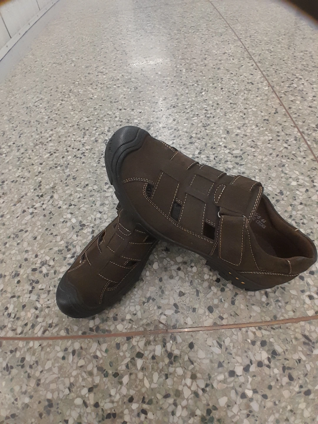 Brown Leather Sandals Men's Size EU 44 US/CA 10.5 - photo 4