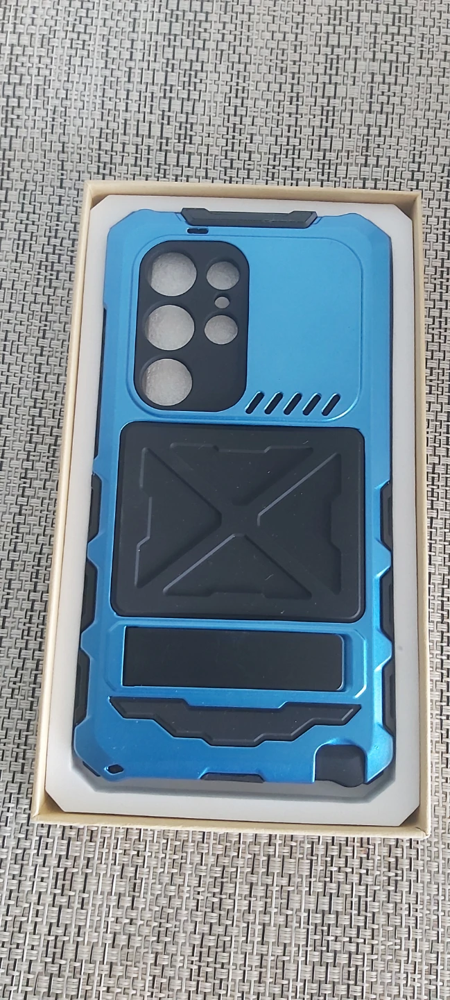Blue Rugged Phone Case Galaxy S24 Ultra