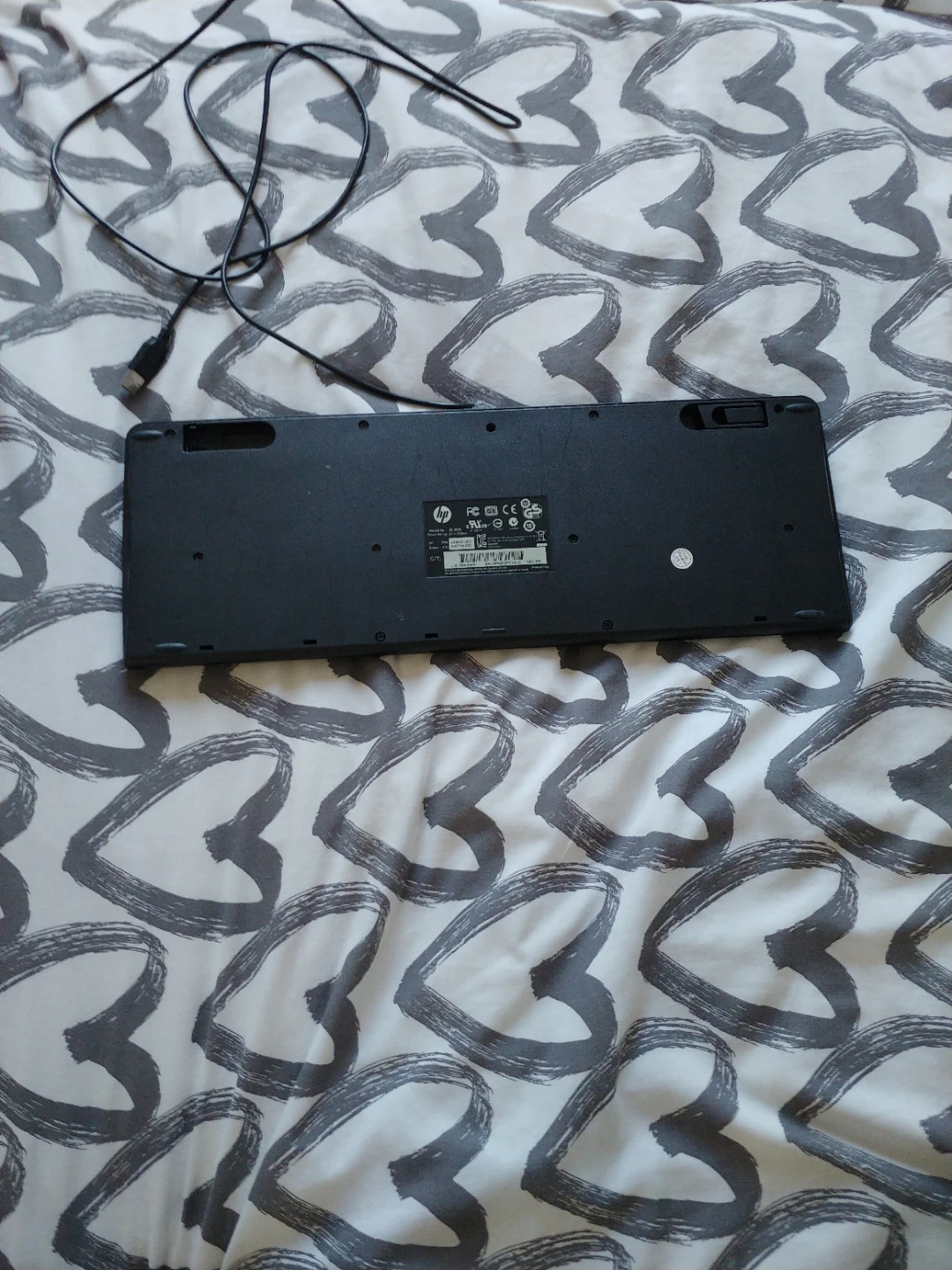 HP wired keyboard - photo 2