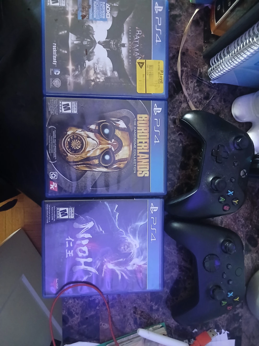 PS4 Games Bundle: Batman Arkham Knight, Borderlands, Nioh