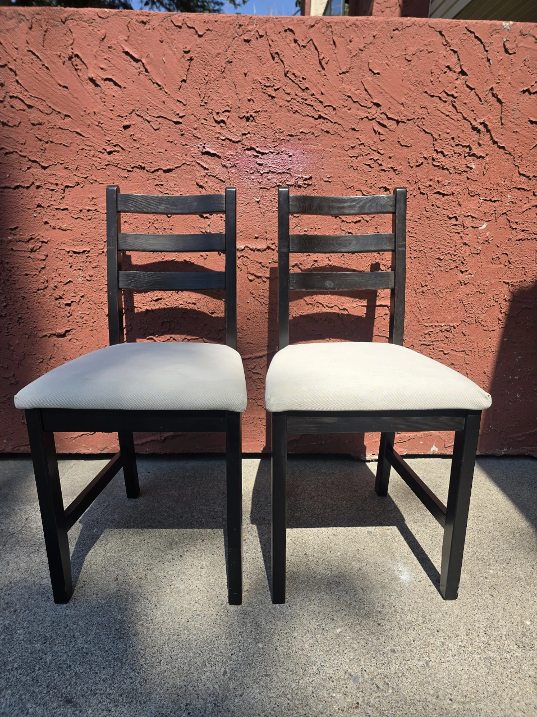 IKEA LERHAMN Dinning chairs