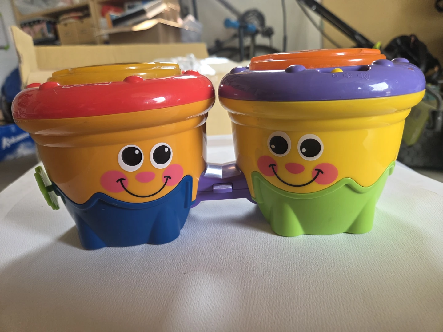 Fisher-Price Baby Drummer Bongo Toy