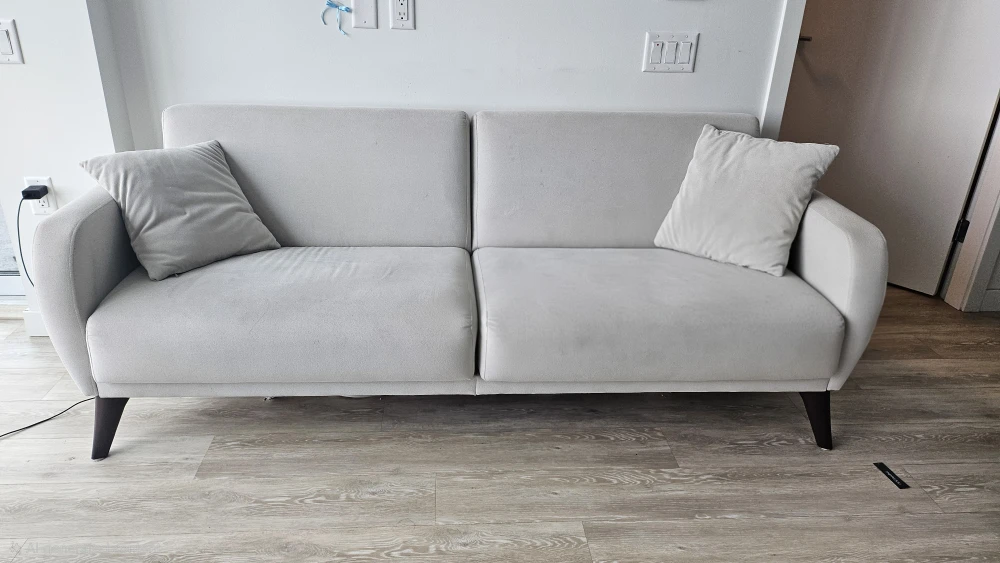Grey Sofa Bed with Storage