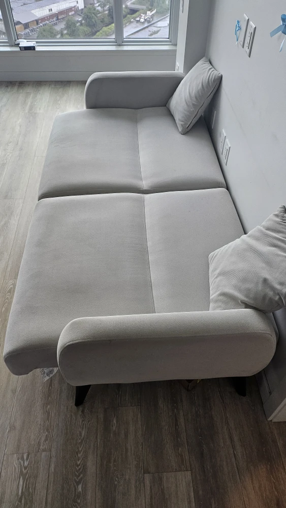 Grey Sofa Bed with Storage - photo 4