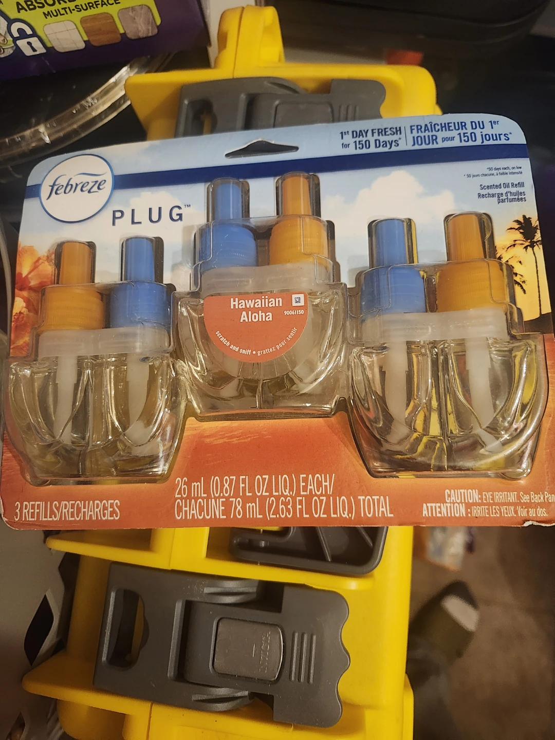 Febreze Plug Hawaiian Aloha Scented Oil Refills (3 Pack)
