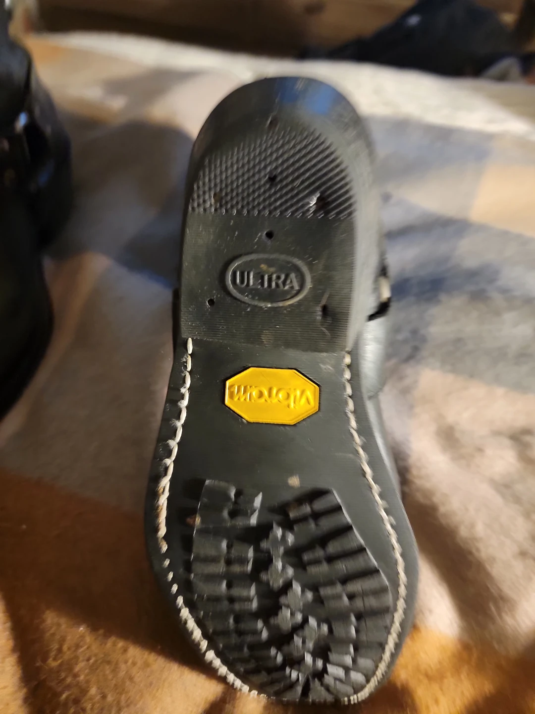 Canada West Boots Black Leather Motorcycle Boots - photo 3