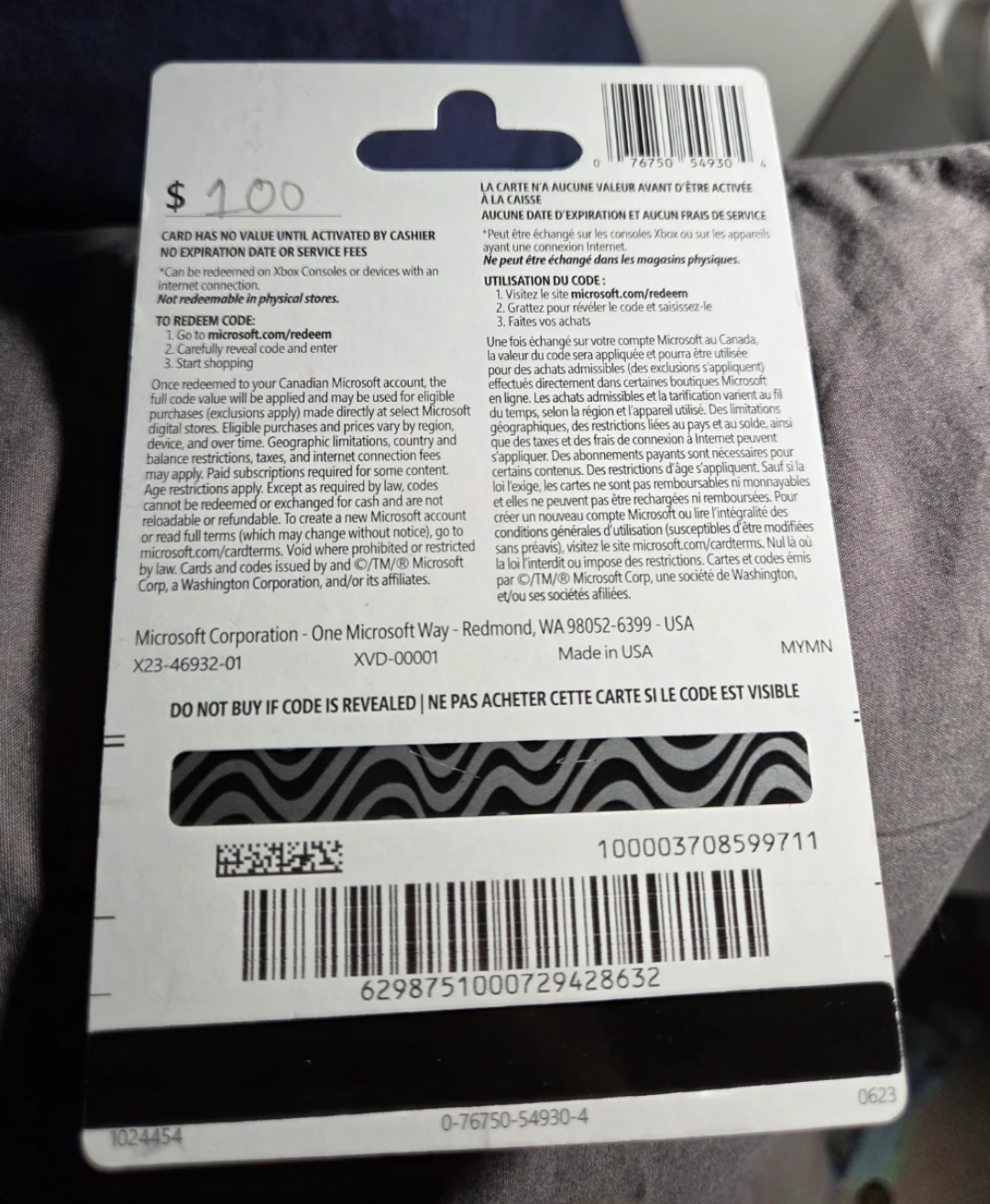 Microsoft Xbox Gift Card - $100 - photo 2