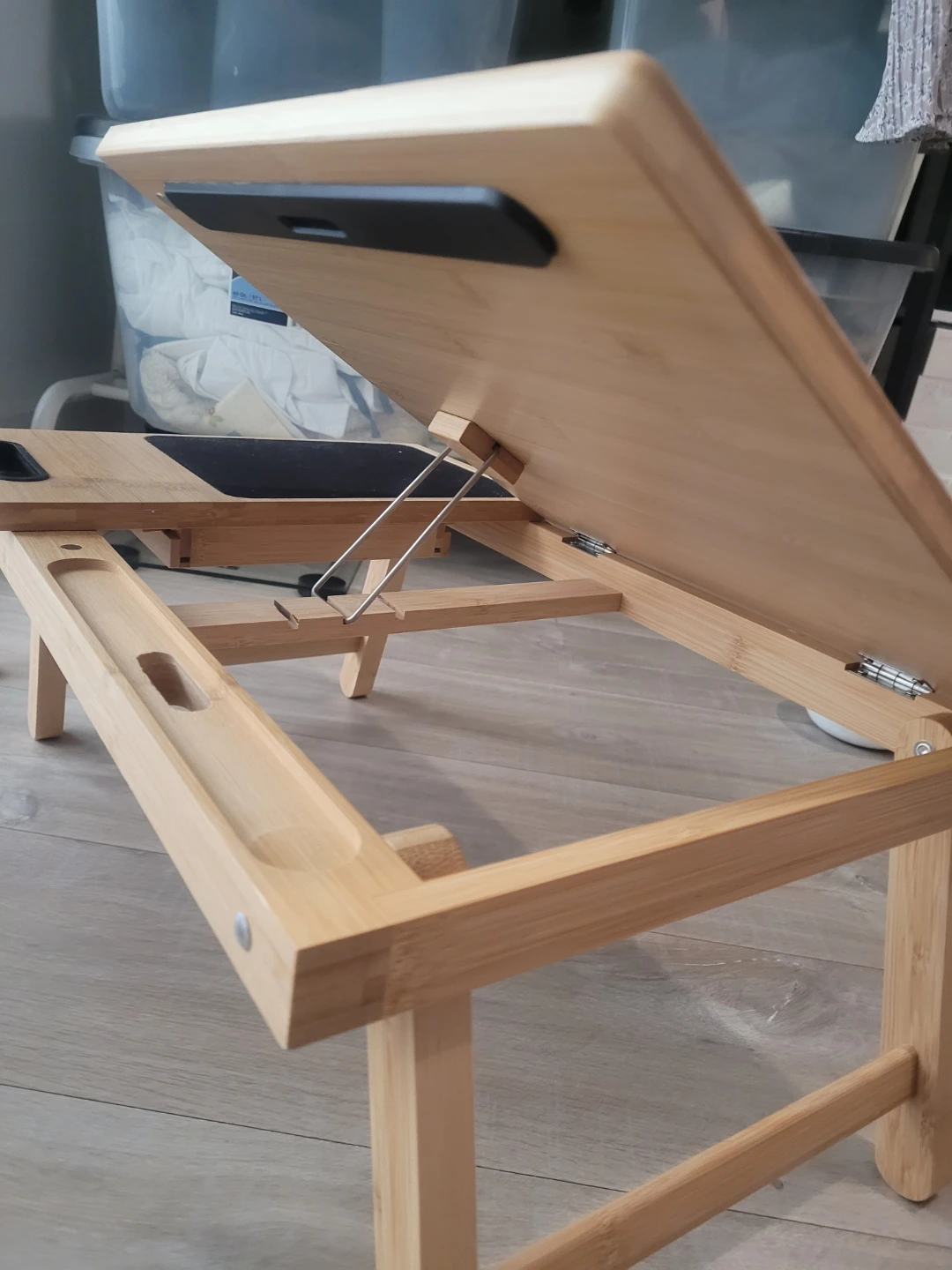 Bamboo Lap Desk with Adjustable Angle - photo 3