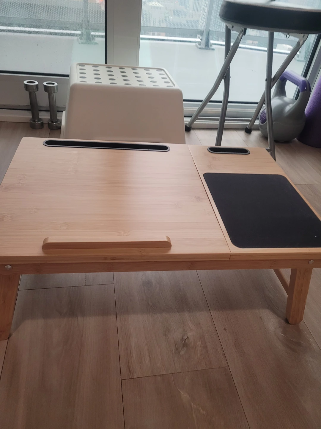 Bamboo Lap Desk with Adjustable Angle - photo 4