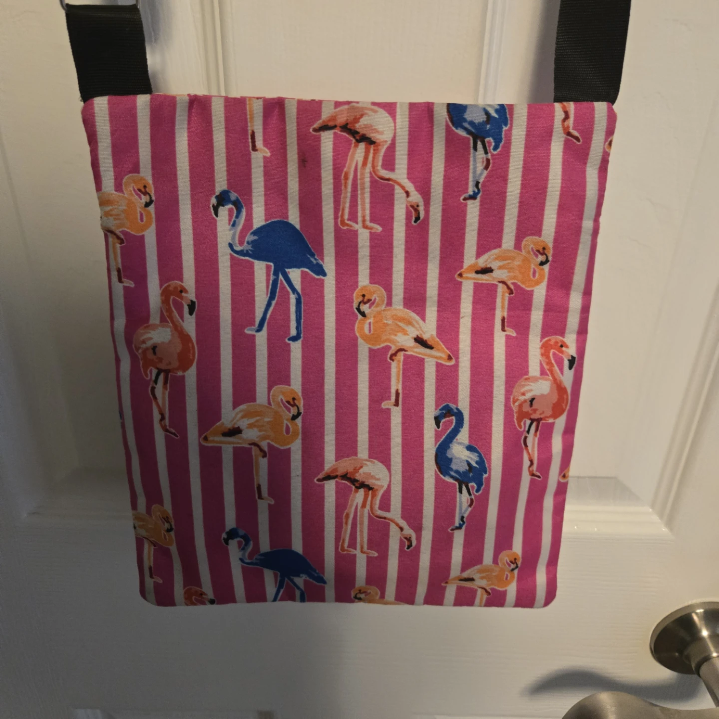 Pink Flamingo Print Crossbody Bag - photo 3