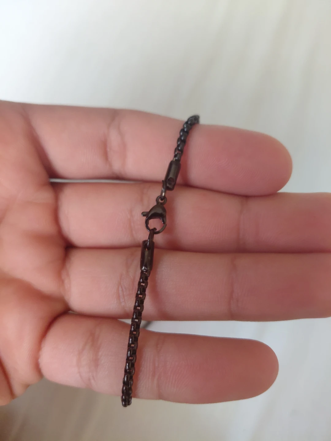 Black Cross Necklace stainless steel - photo 2