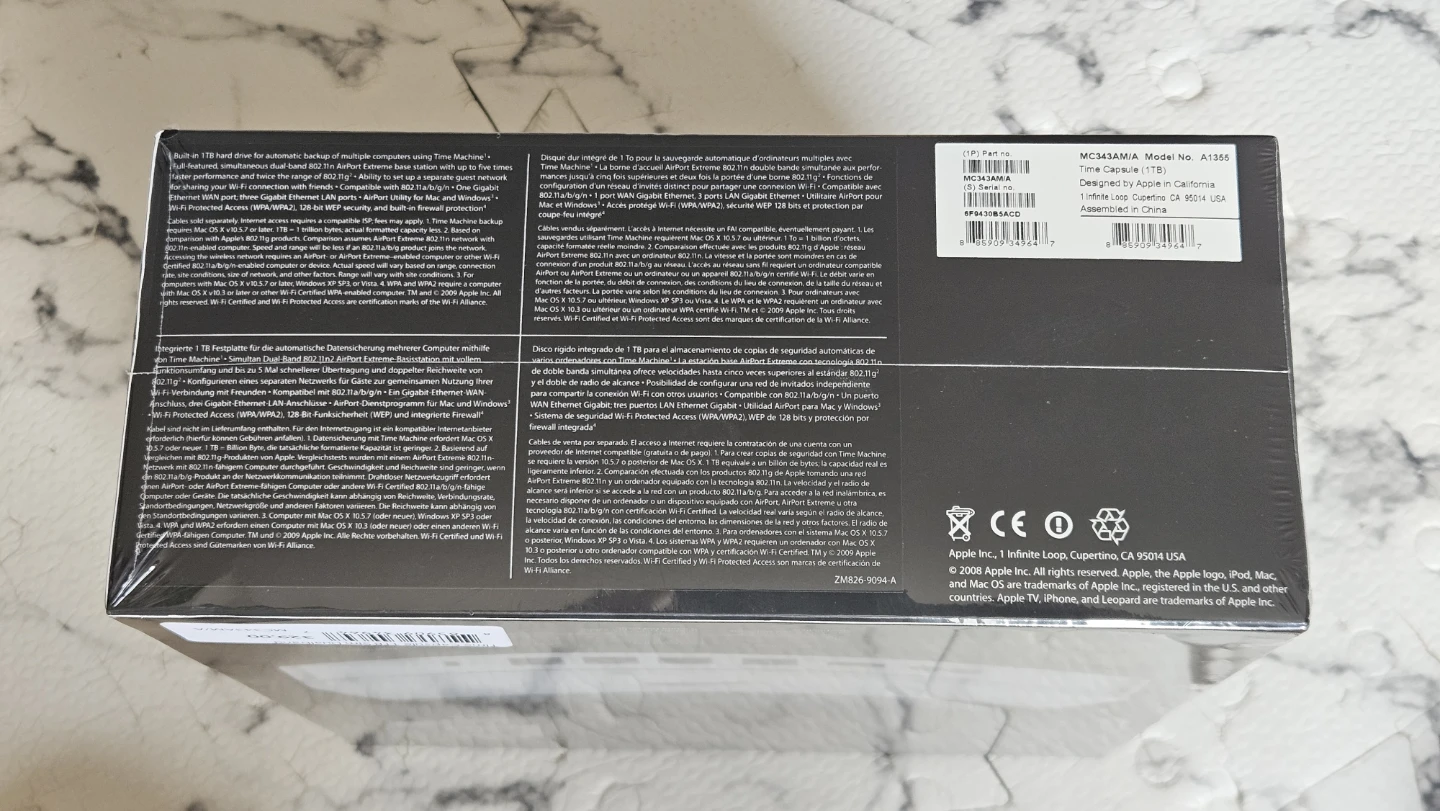 Apple Time Capsule 1TB Wireless Hard Drive Backup - photo 4