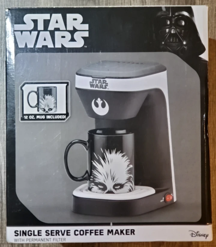 🔥New Star Wars "Chewie" Chewbacca Coffee Maker + 12oz Mug Set