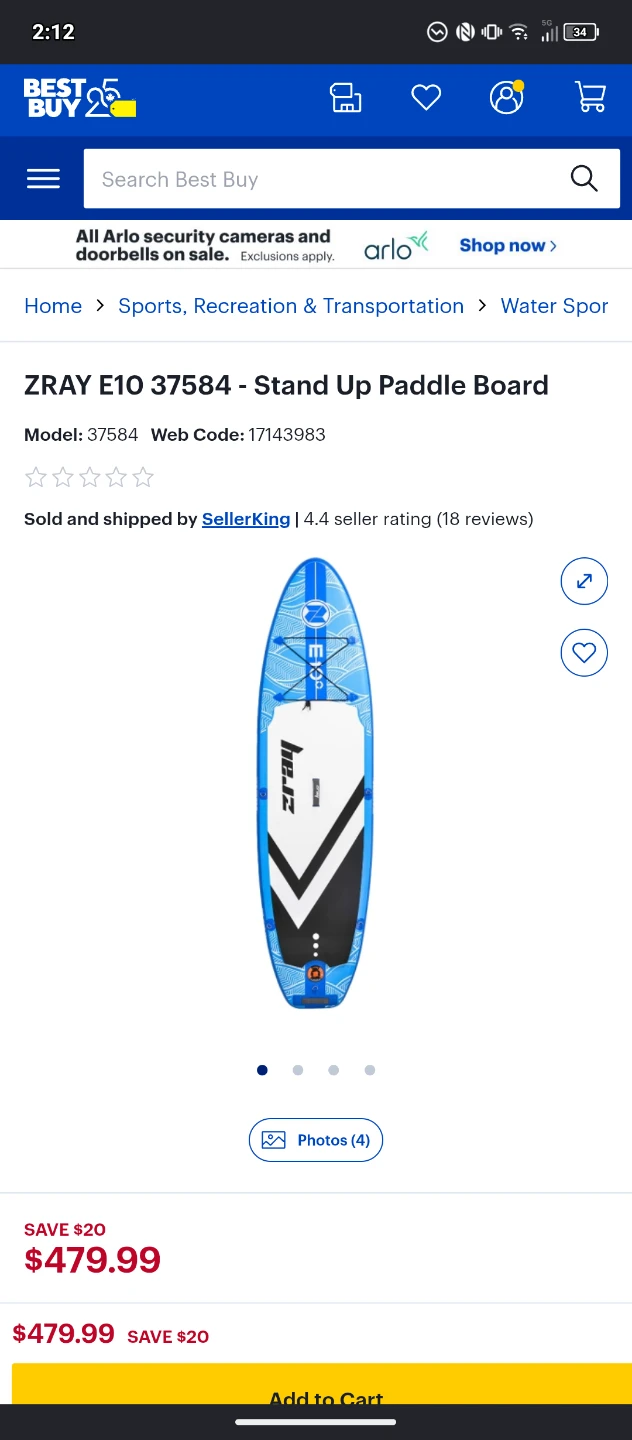ZRAY Evasion Deluxe E10 Stand Up Paddle Board - photo 5