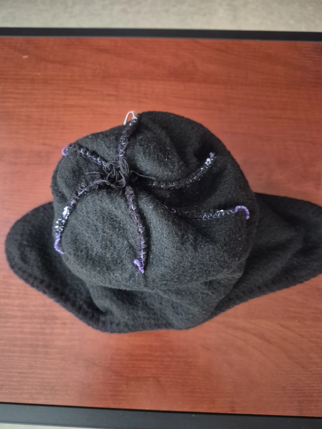 Black & White Knit Winter Hat with Pom - photo 3