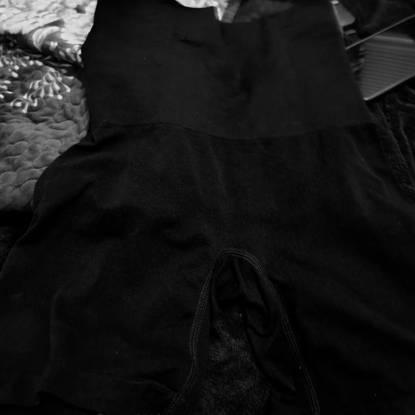 Black High-Waisted Shapewear Shorts