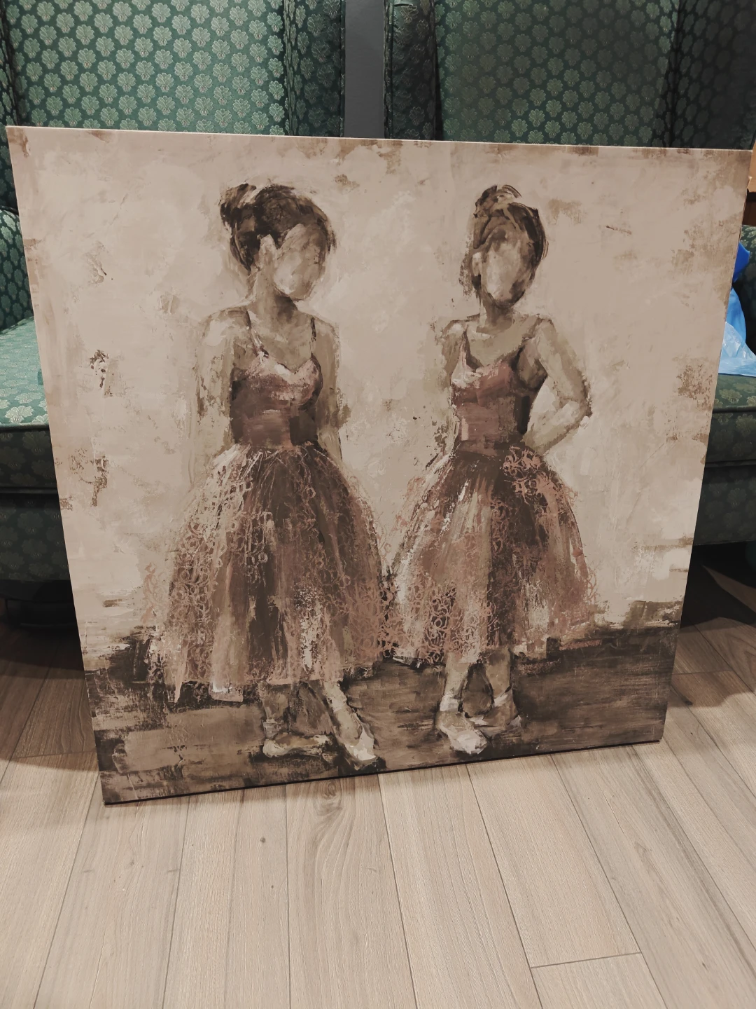 Canvas Art Print - Two Ballerinas