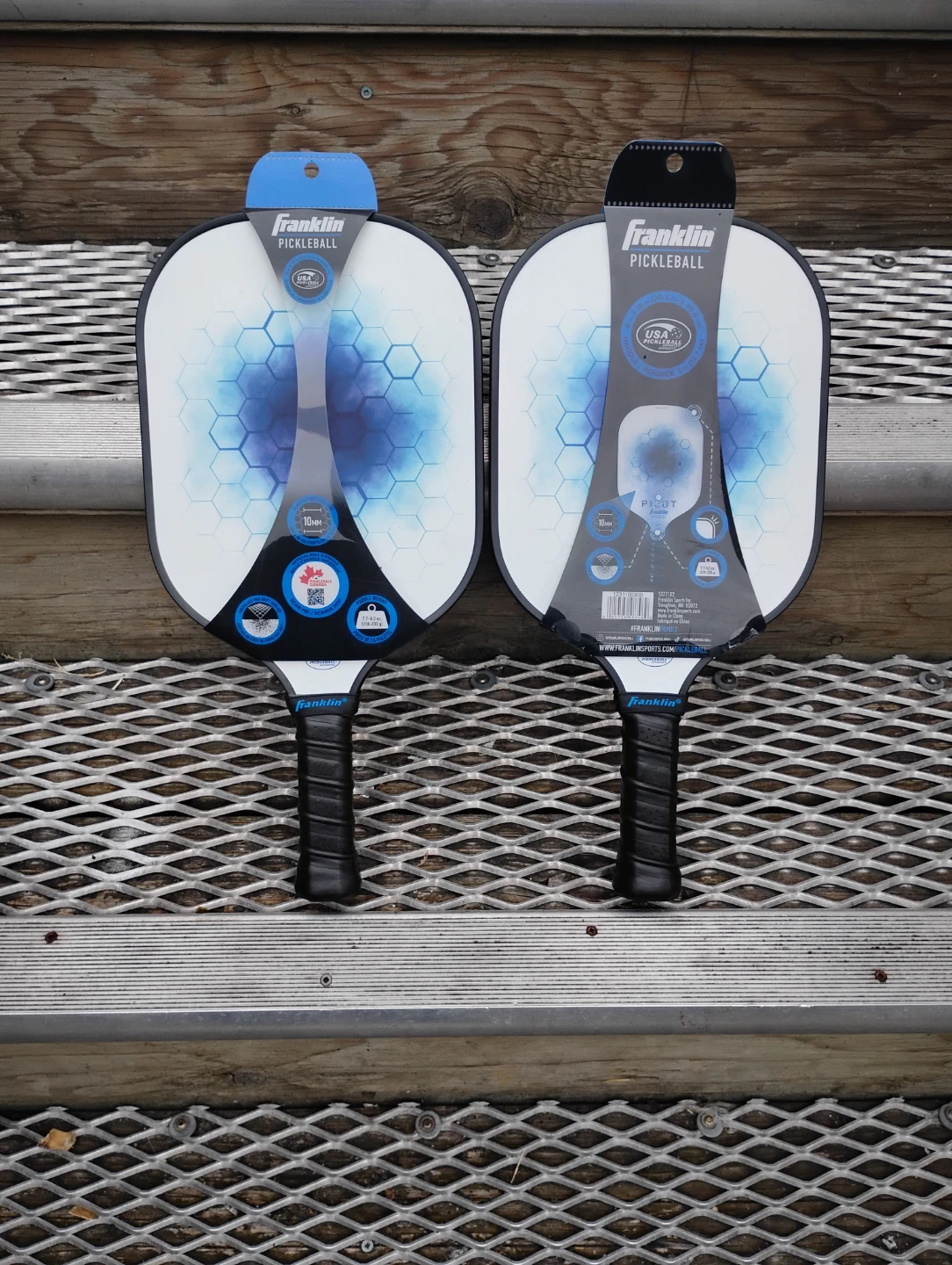 2 pickleball racquets