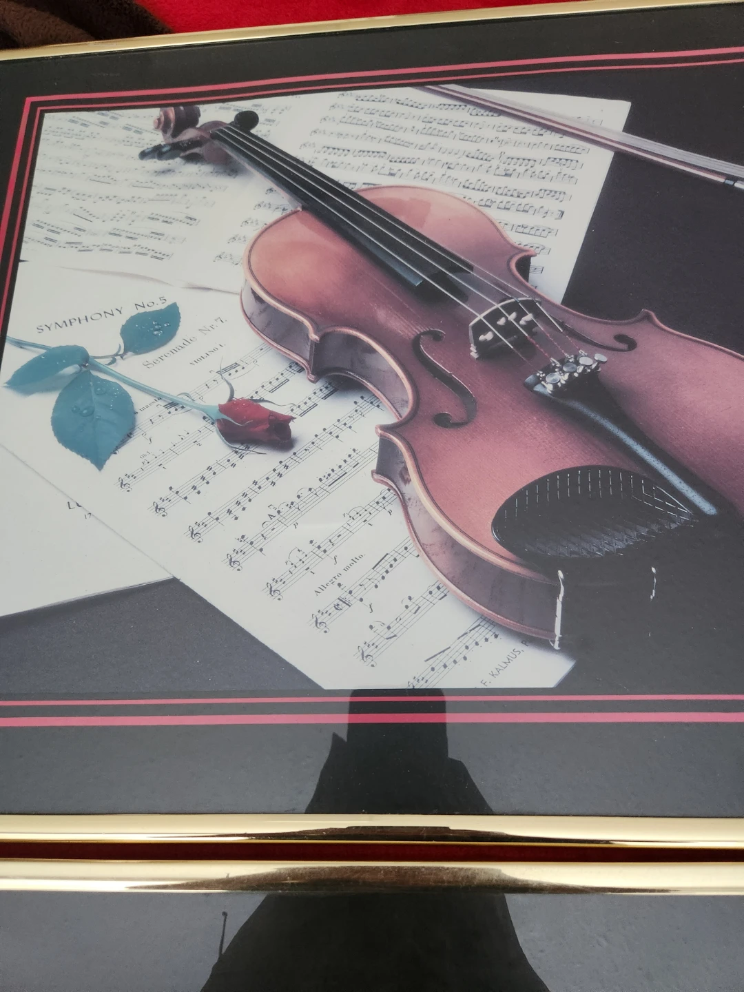 1980s Romantic Music Art Prints - Set of 2 Framed - photo 5
