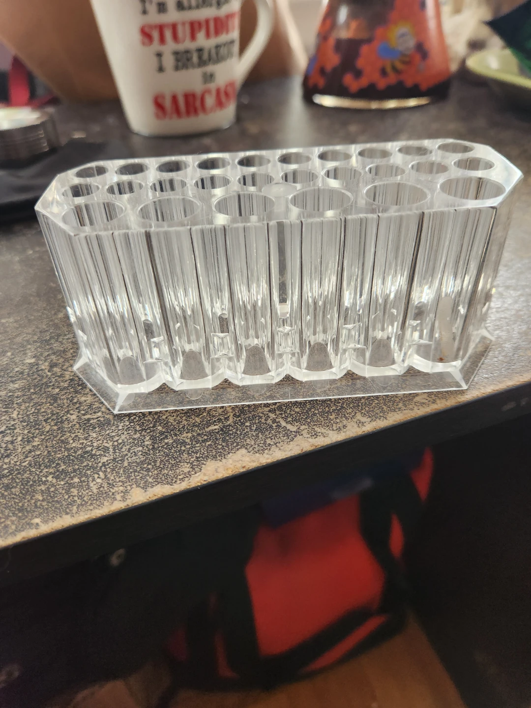 Clear Acrylic Lipstick Holder Organizer