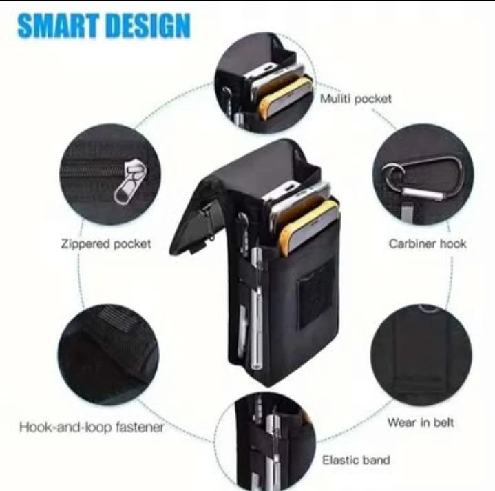 Multi-Pocket Tactical Phone Holster Pouch - photo 5