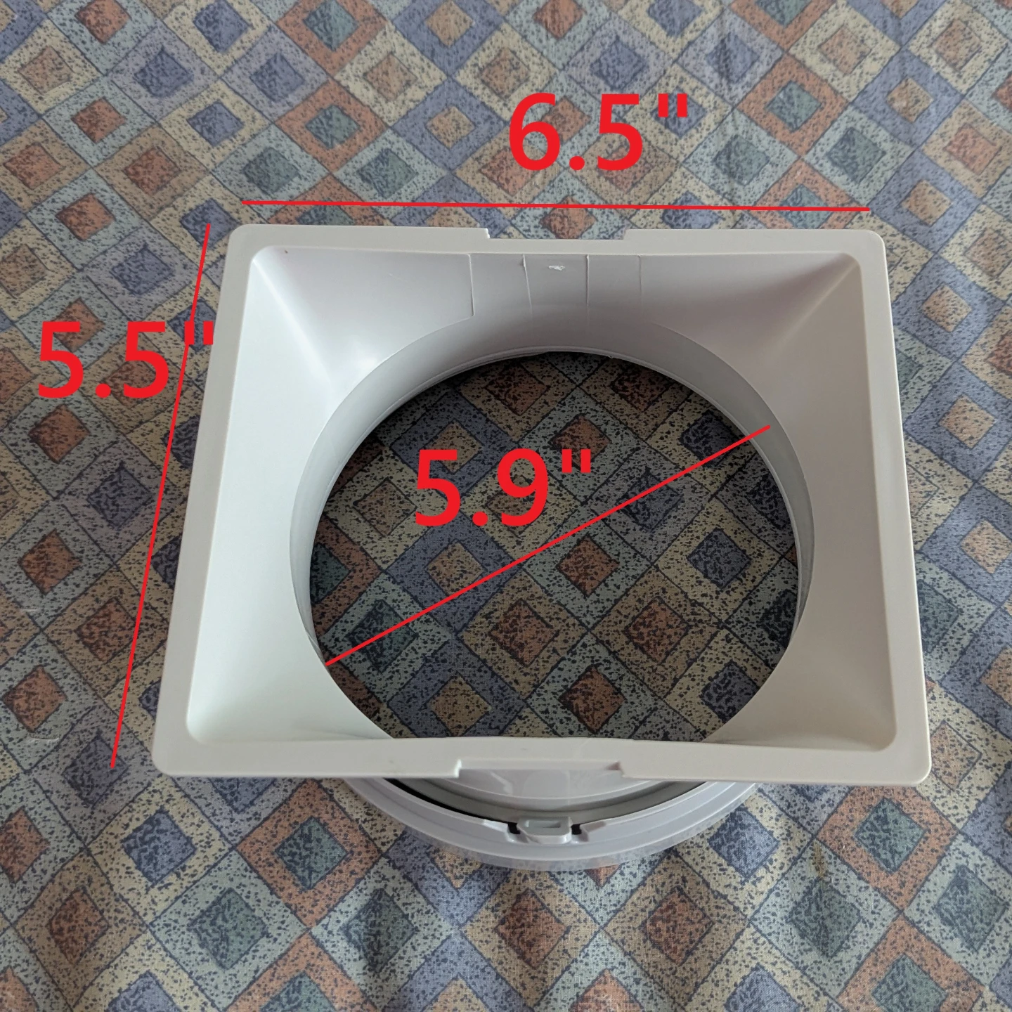 5.9"/15cm Exhaust Adapter Hose to Portable Air Conditioner Tube
