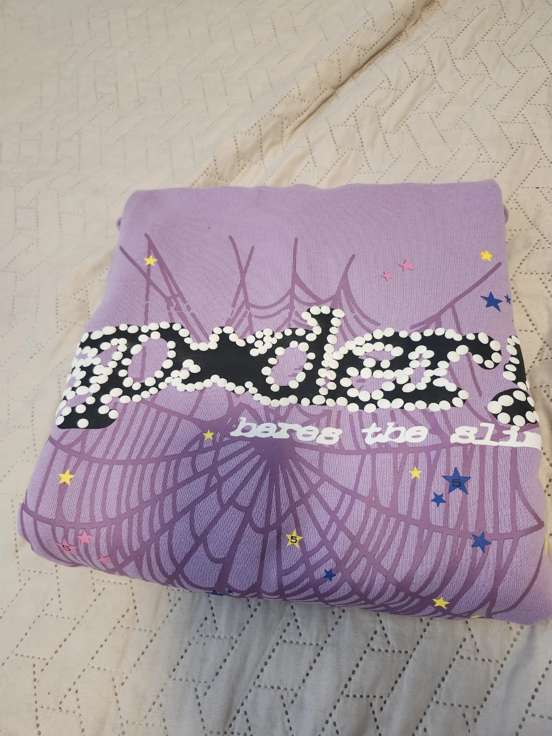 1:1 Spider Purple Hoodie Size L - photo 2