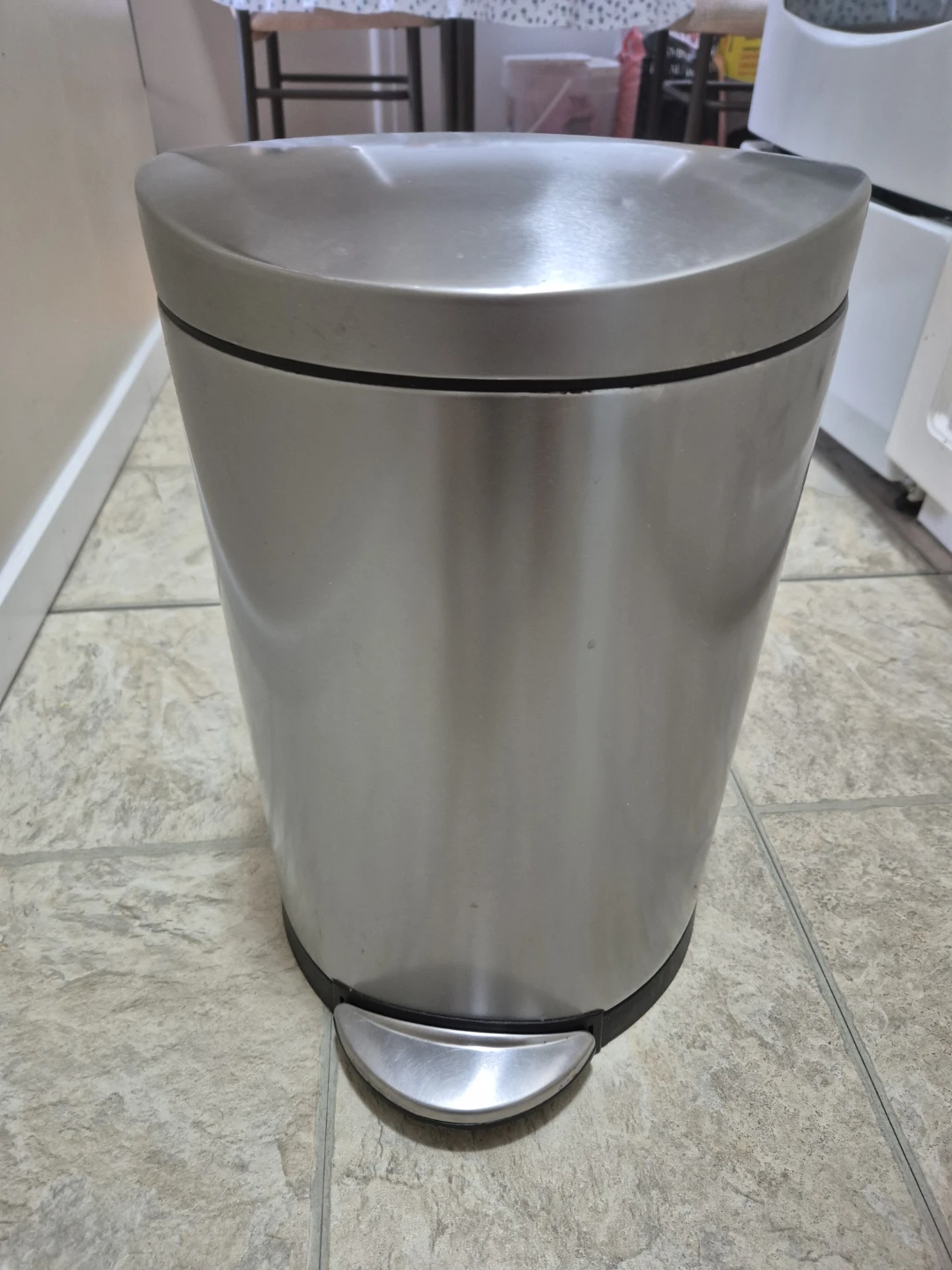 Stainless Steel Step Trash Can