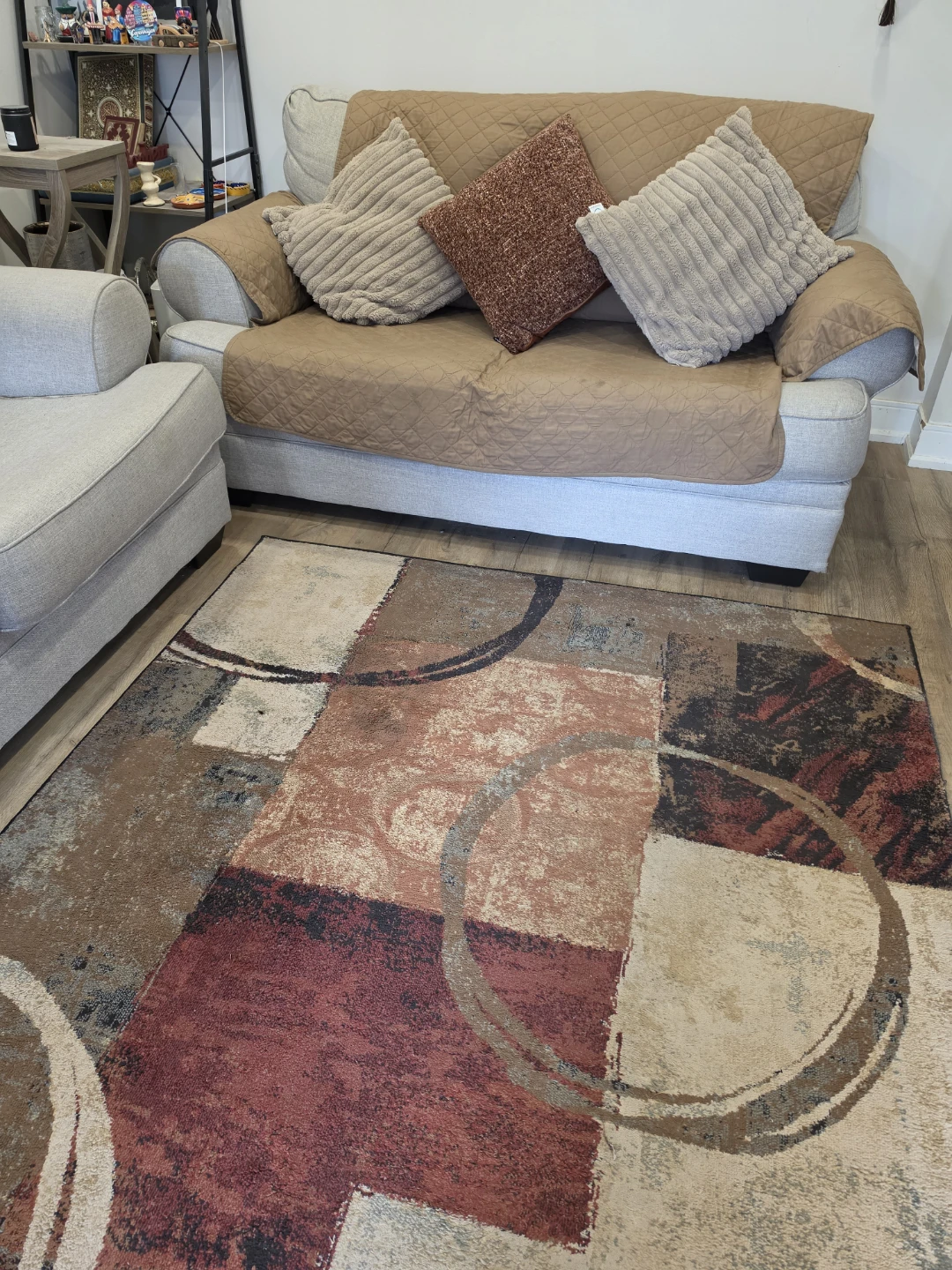 Modern Abstract geometric Area Rug - photo 4