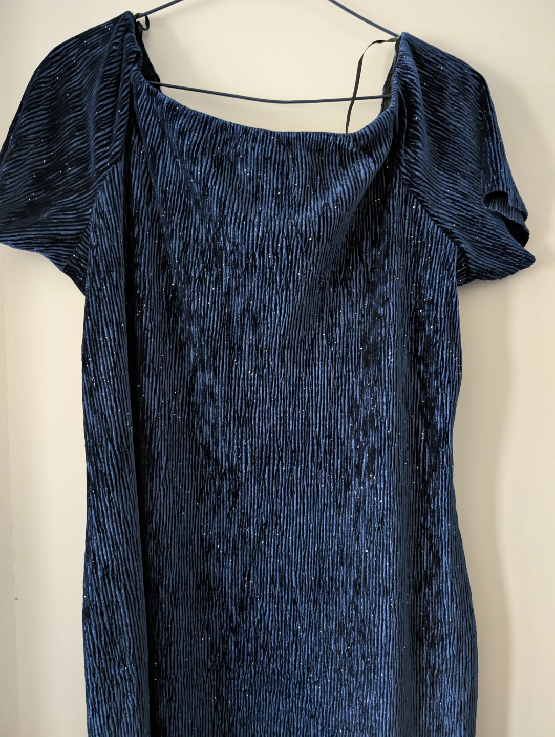 CODE Blue Textured Sparkle Dress Size M