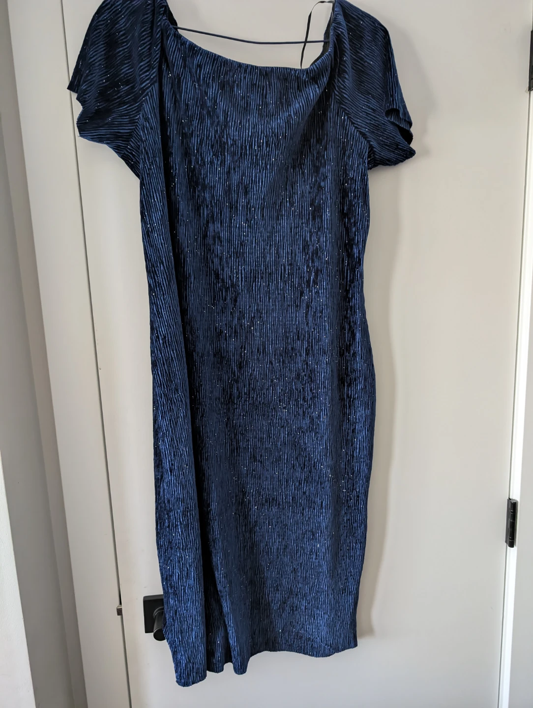 CODE Blue Textured Sparkle Dress Size M - photo 3