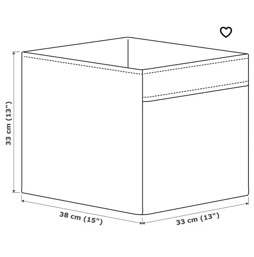 IKEA KALLAX Storage Box Black set of 4 - photo 3