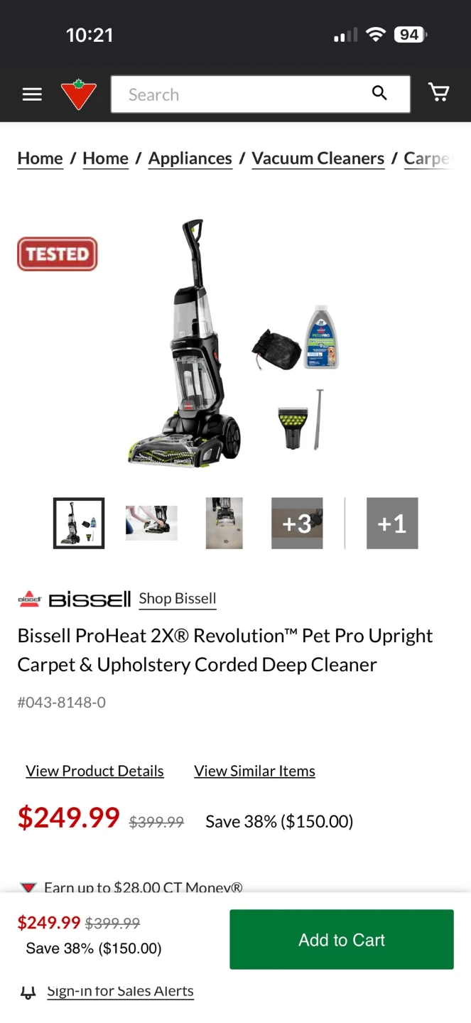 BISSELL Revolution Hydrosteam Carpet & Upholstery Cleaner - photo 2