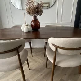 NEW Modern Dining Chairs SALE! – Beige  /  – Set of 2 COLAMY - photo 3