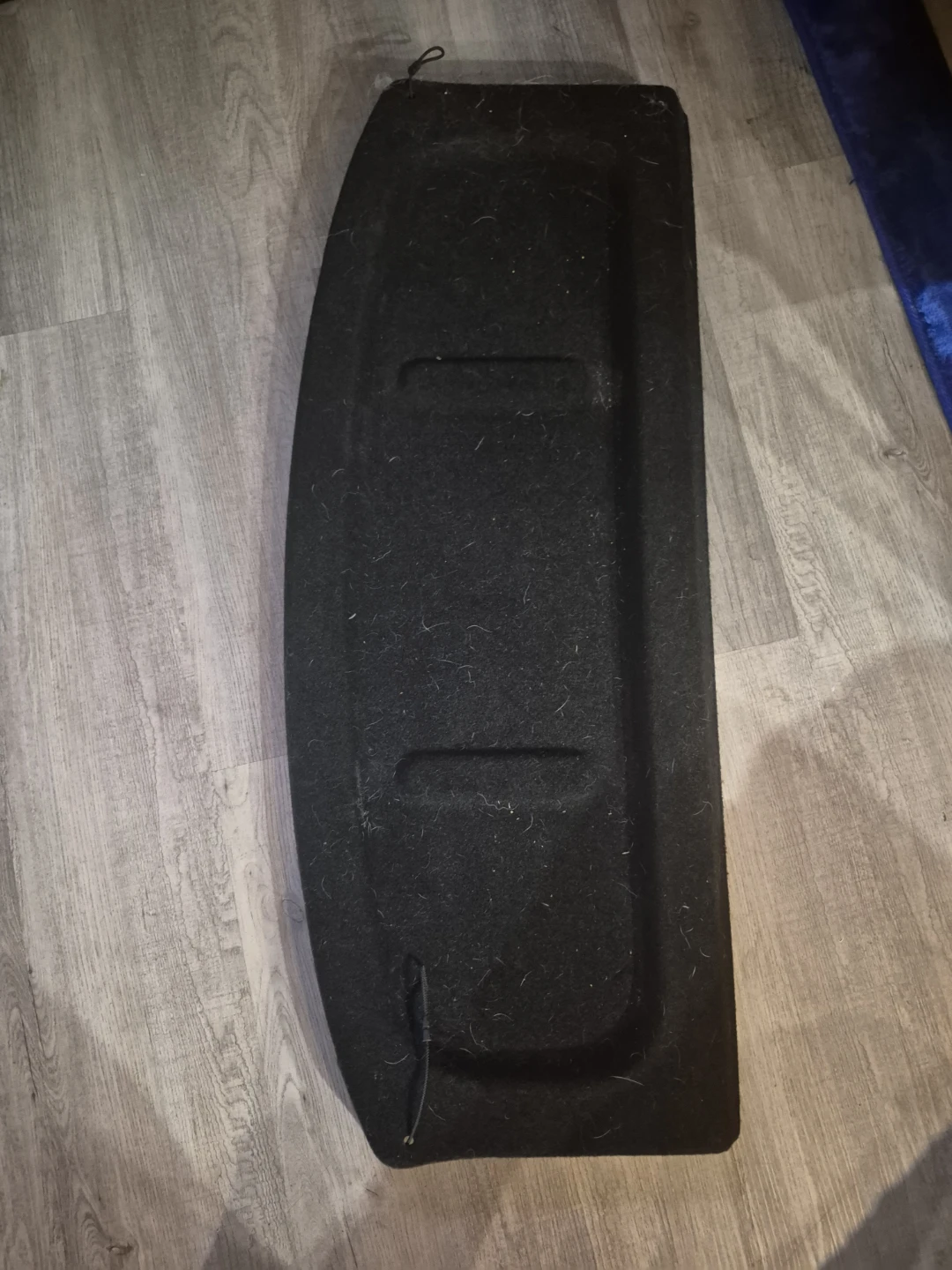 Black Rear Trunk Cargo Cover Shelf from a 2018 kia rio