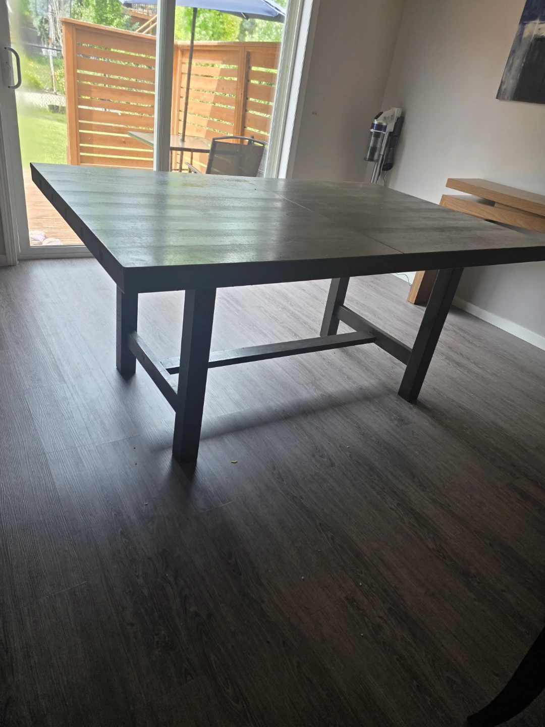 Dark Wood Dining Table with 6 chairs - photo 3