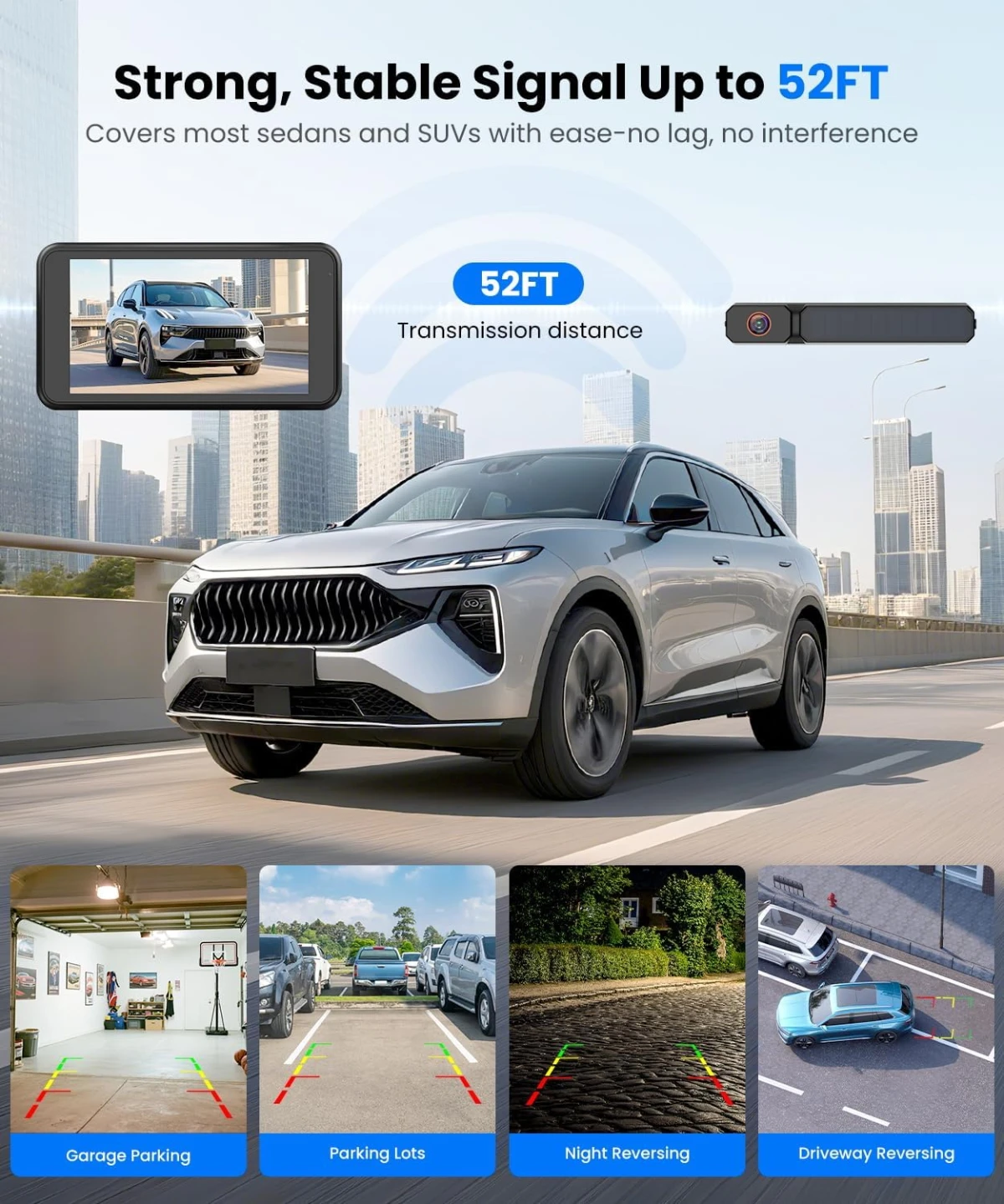 AUTO-VOX Solar Wireless Backup Camera System - photo 3