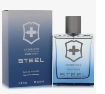 Brand new Mens Victorinox Swiss Army Steel Eau de Toilette 100ml