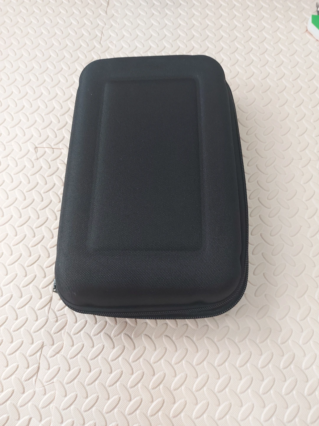 Black Hard Shell Case with Mesh Pockets
