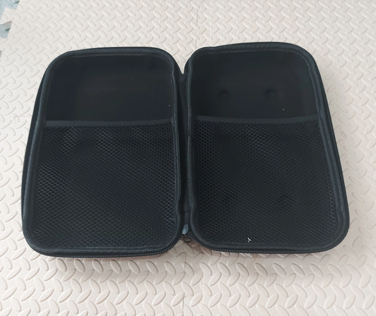Black Hard Shell Case with Mesh Pockets - photo 2