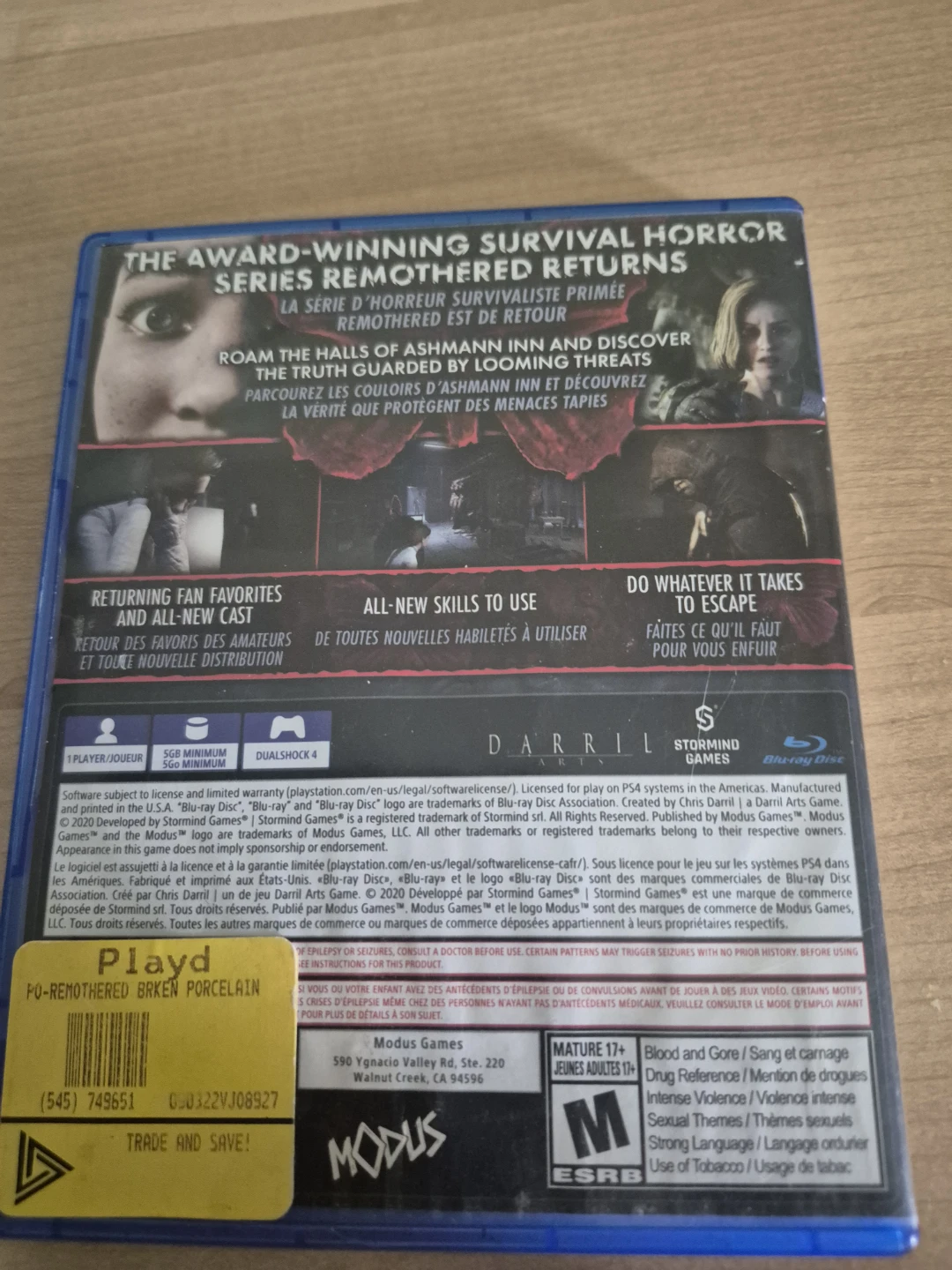 Remothered: Broken Porcelain PS4 Video Game - photo 2