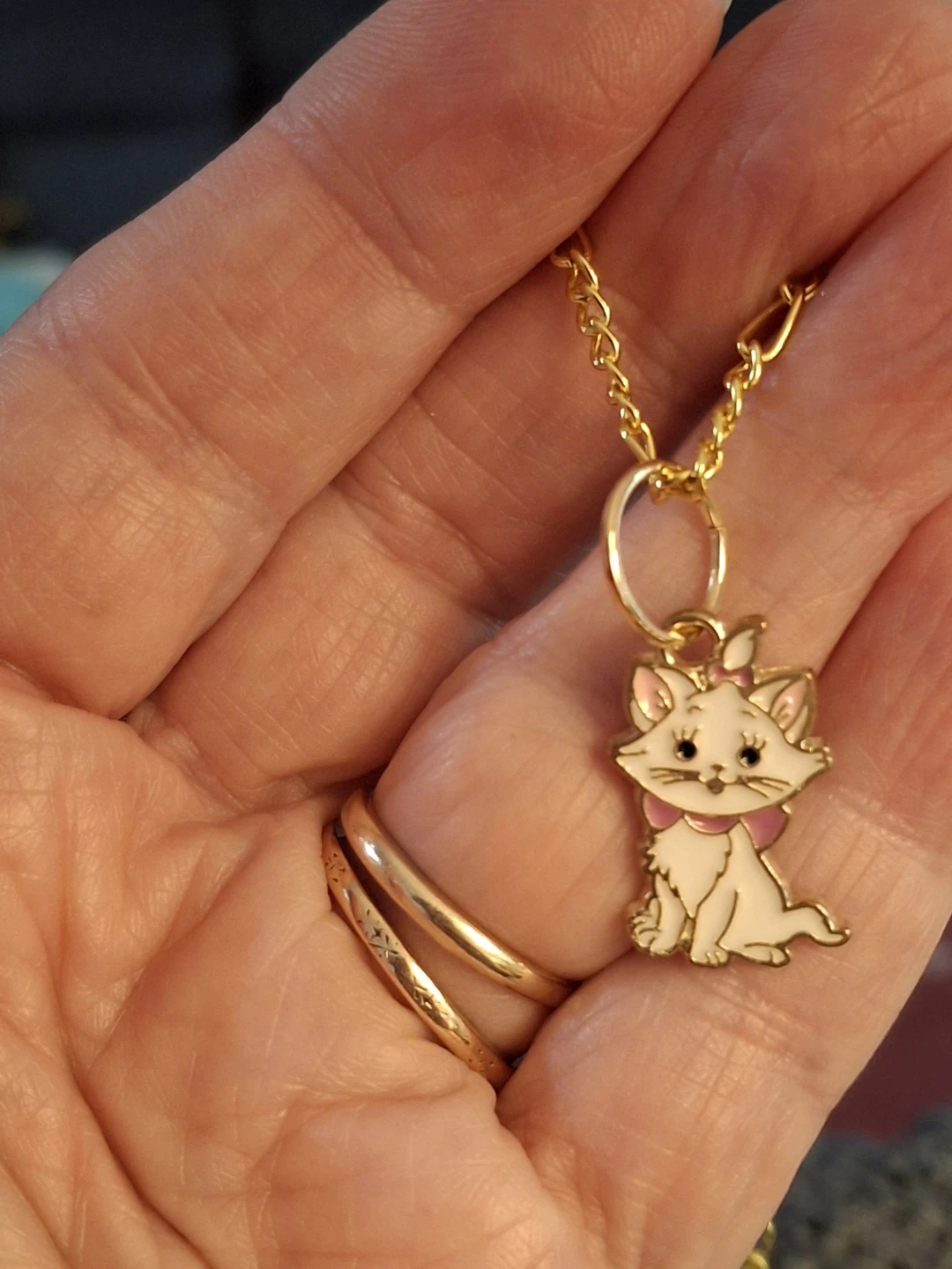 Necklace with Marie From the Aristocats