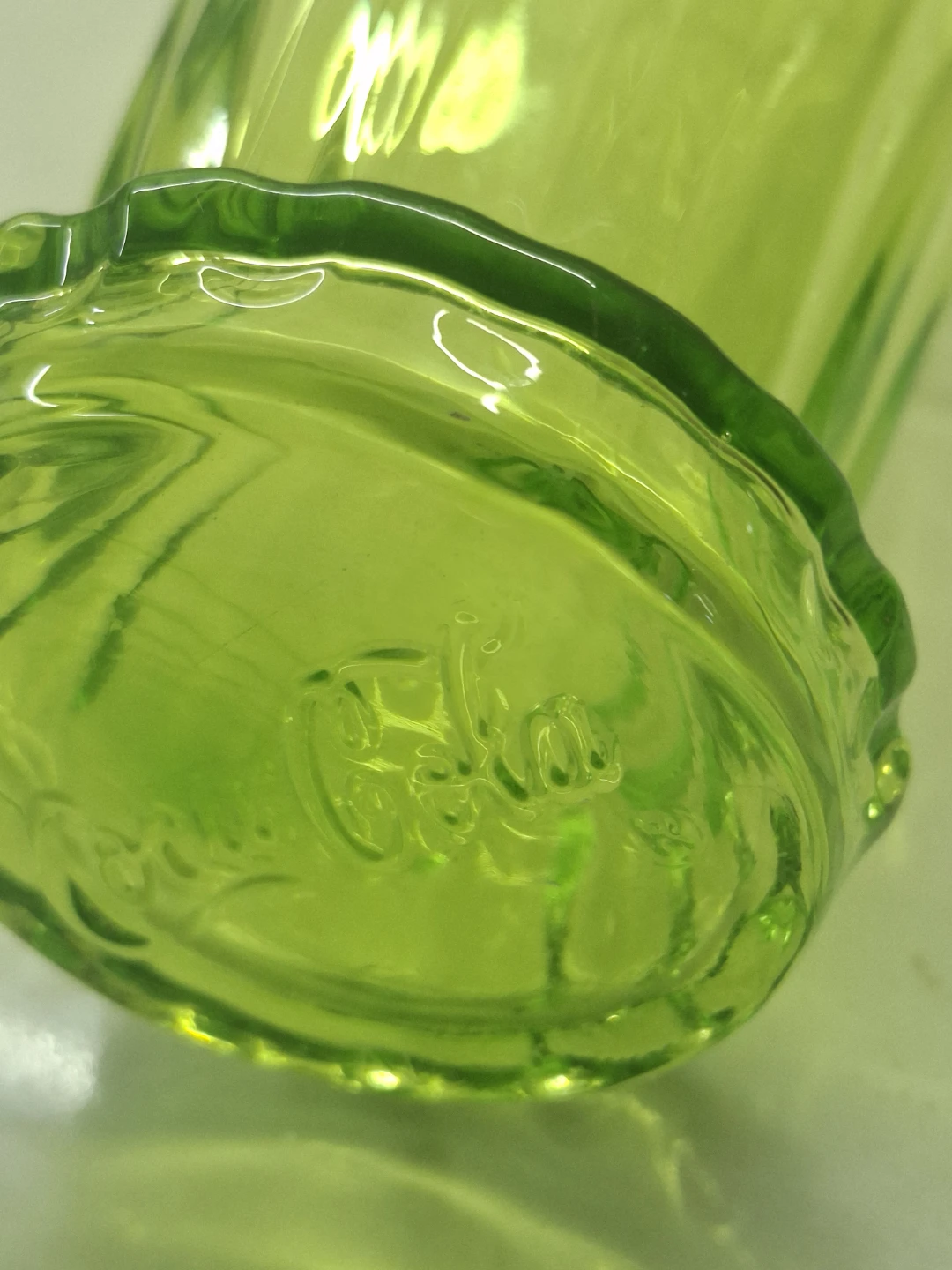 Rare Coca-Cola Green Glasses - photo 4