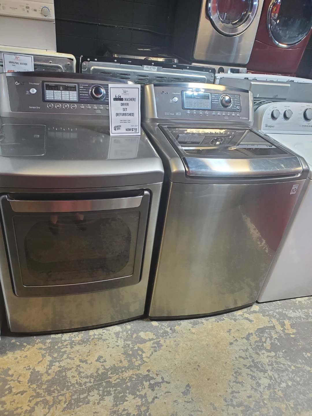 LG WASHER DRYER SET