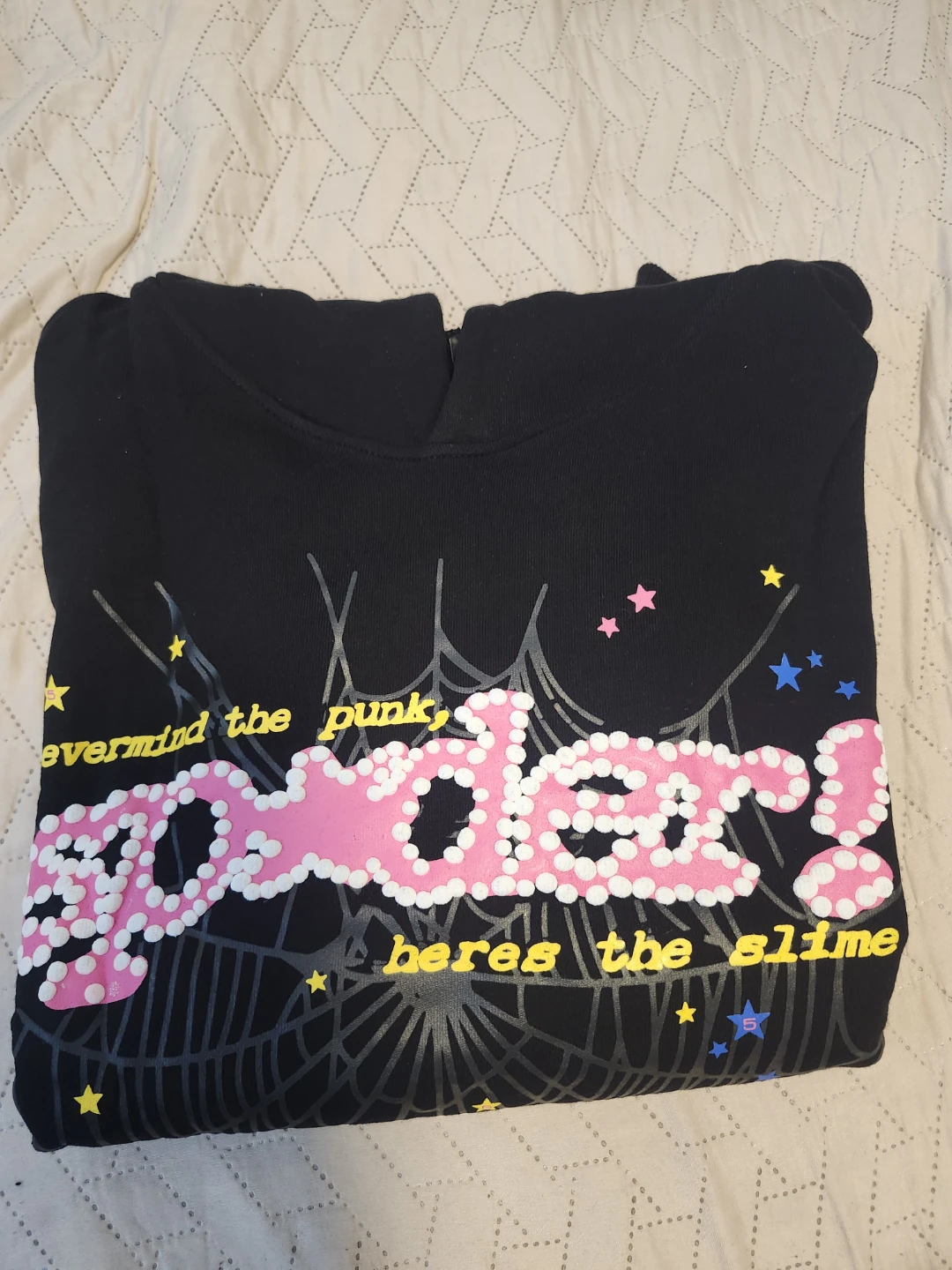 1:2 black spider hoodie size large - photo 2