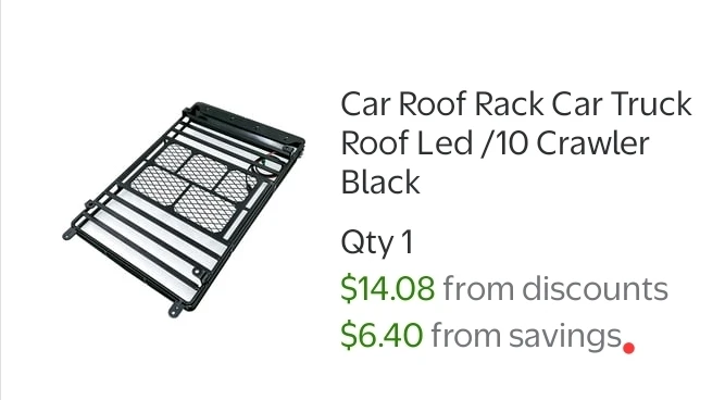 RC Car Roof Rack with Lights - photo 4