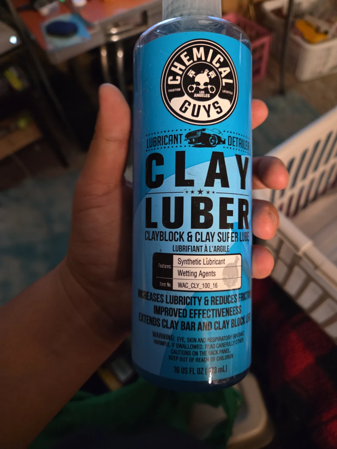 Chemical Guys Clay Luber Synthetic Lubricant 16 US FL OZ
