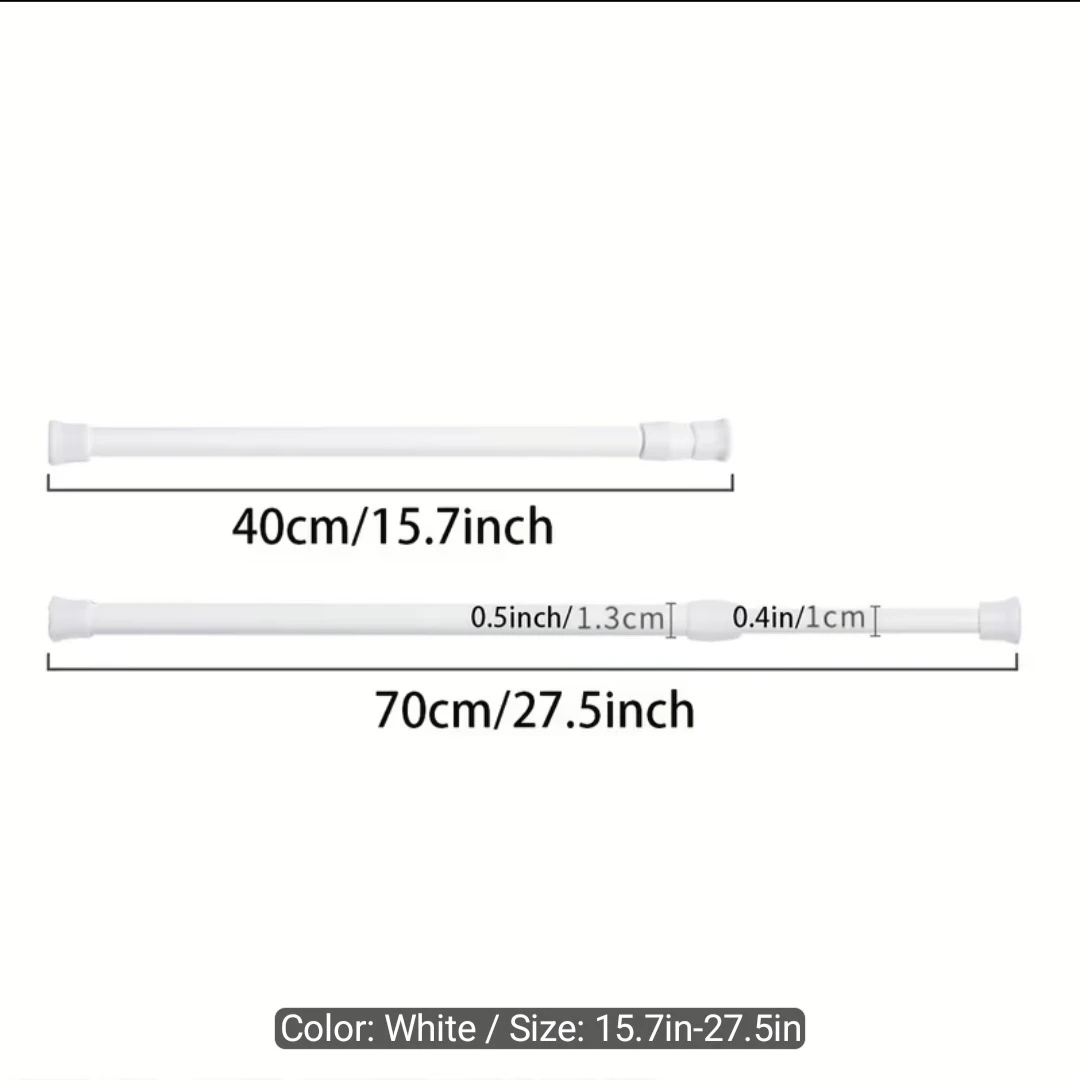 Adjustable Tension Rod - White (15.7"-27.5") - photo 2