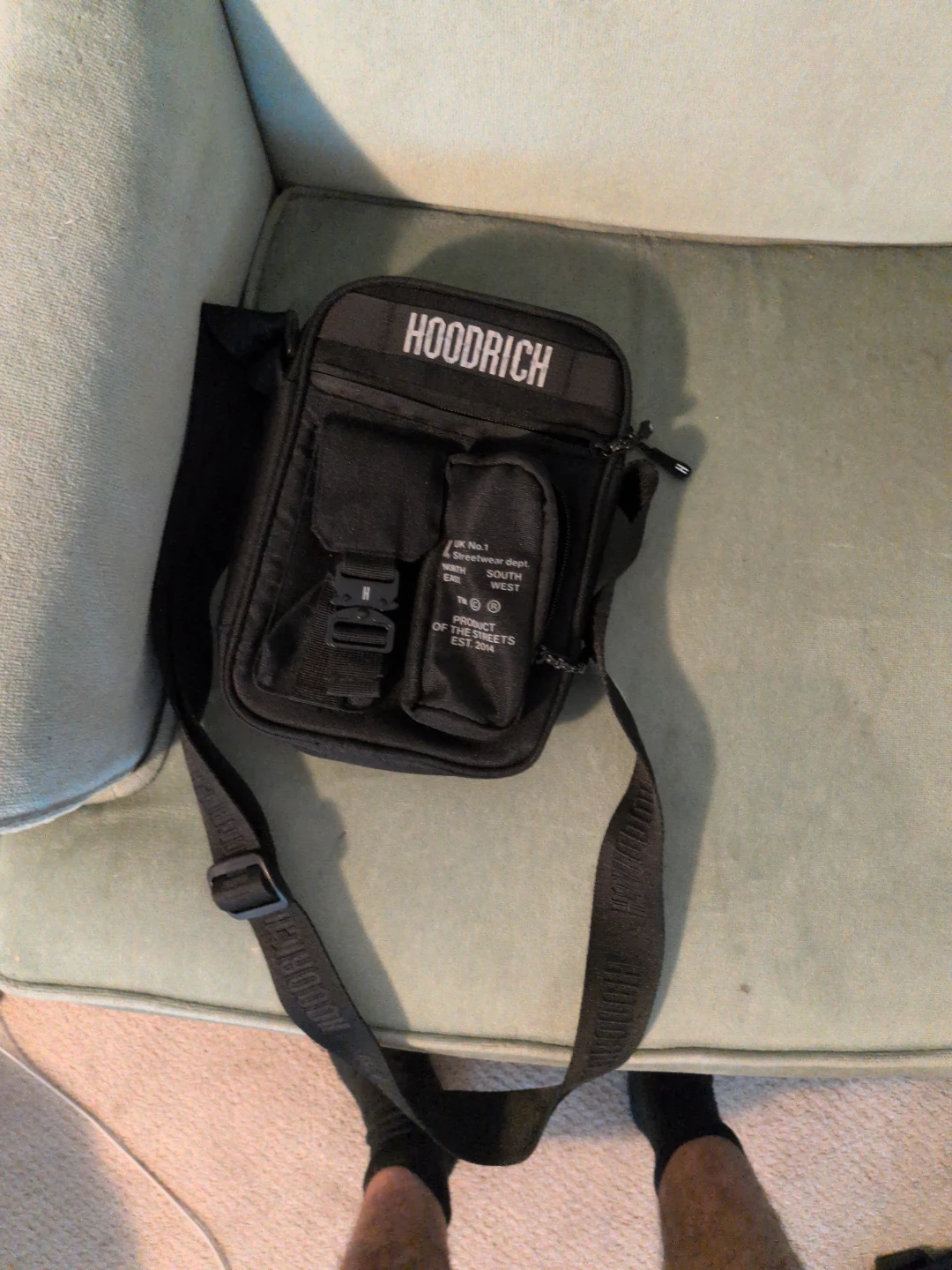 Hoodrich Black Crossbody Bag