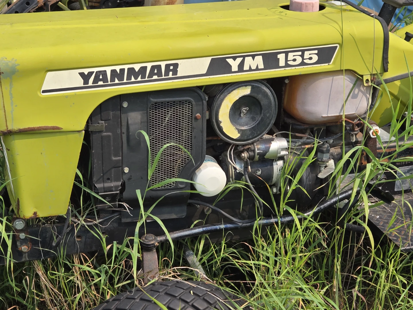 Yanmar YM 155 Tractor with Mower Attachment - photo 2